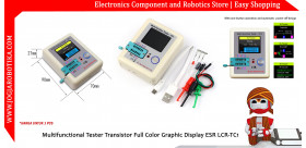 Multifunctional Tester Transistor Full Color Graphic Display ESR LCR-TC1