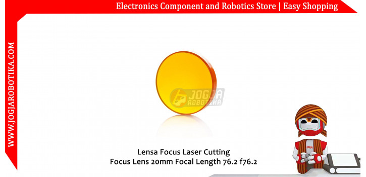 Lensa Focus Laser Cutting Focus Lens 20mm Focal Length 75 f75