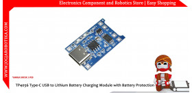 TP4056 Type-C USB to Lithium Battery Charging Module with Battery Protection