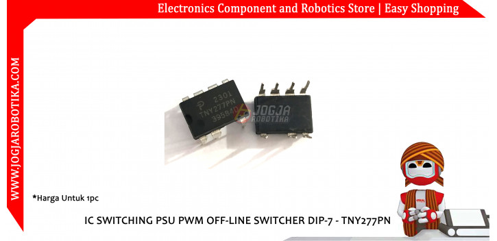 IC SWITCHING PSU PWM OFF-LINE SWITCHER DIP-7 - TNY277PN