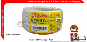 Kabel NYMHY 2x0.75 Eterna-Putih