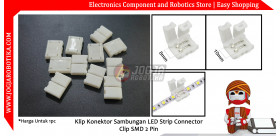 Klip Konektor Sambungan LED Strip Connector Clip SMD 5050 2 Pin 10mm