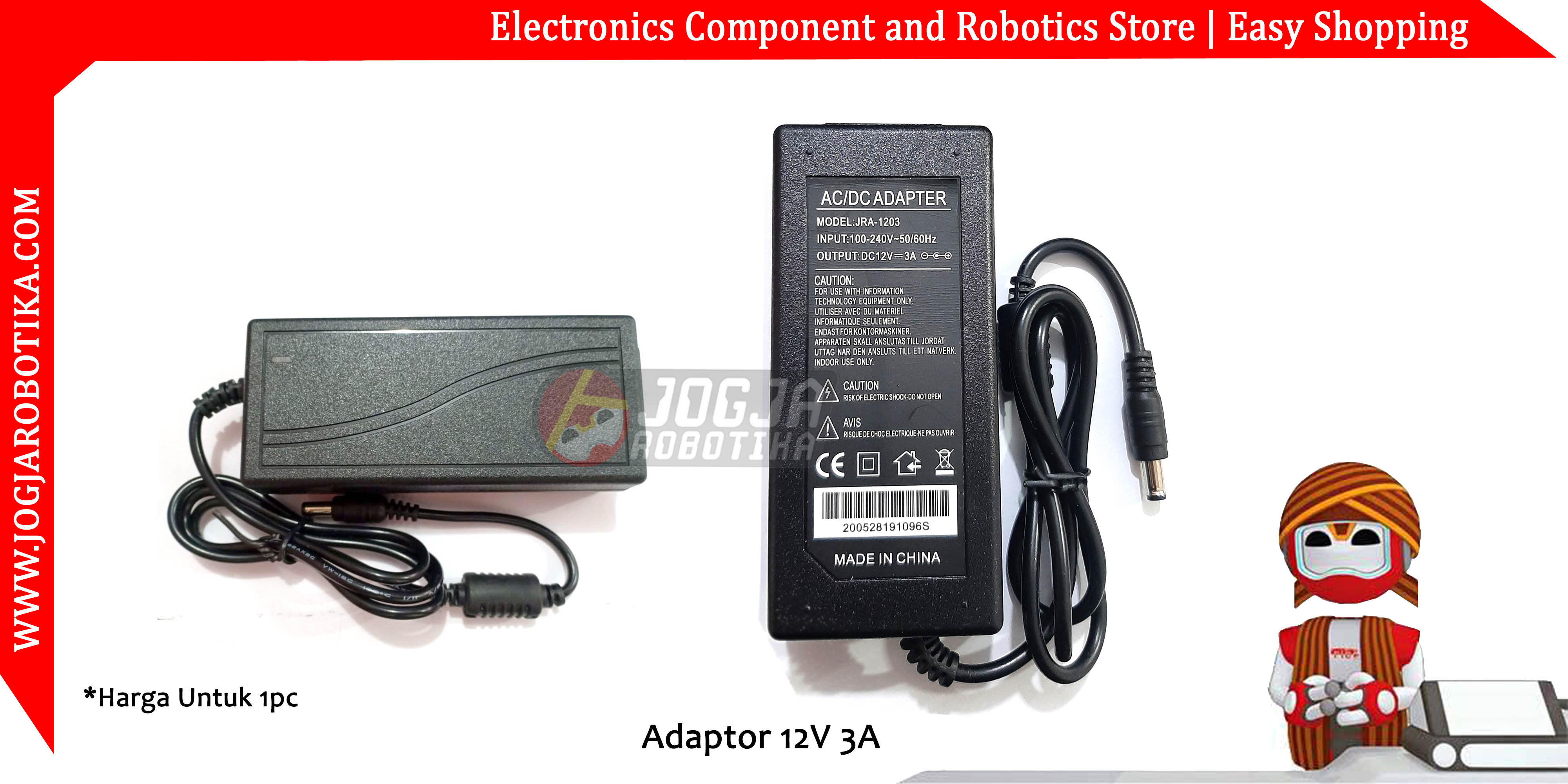 Jual Adaptor 12V 3A