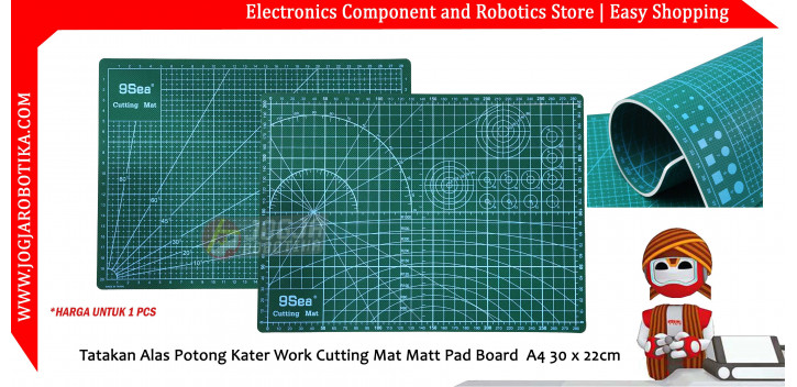 Tatakan Alas Potong Kater Work Cutting Mat Matt Pad Board A4 30 x 22cm