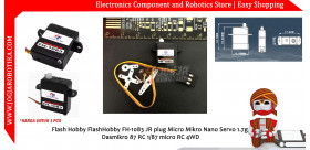 Flash Hobby FlashHobby FH-1083 JR plug Micro Mikro Nano Servo 1.7g Dasmikro 87 RC 1/87 micro RC 4WD