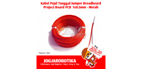 Kabel Pejal Jumper Breadboard Project Board PCB 1x0.5mm - Merah