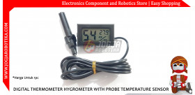 DIGITAL THERMOMETER HYGROMETER WITH PROBE TEMPERATURE SENSOR