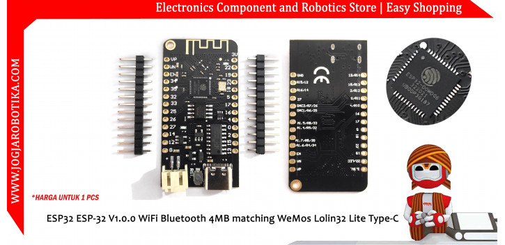 ESP32 ESP-32 V1.0.0 WiFi Bluetooth 4MB matching WeMos Lolin32 Lite TYPE-C