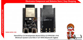 NanoESP32-C6 Development Board ESP32-C6-WROOM-1-N16 Minimum System Core RISC-V IoT WiFi6 Bluetooth Zigbee