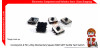 10x10x9mm 6 Pin 5 Way Momentary Square SMD SMT Tactile Tact Switch