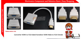 Converter HDMI to VGA Kabel Konektor HDMI Male to VGA Female