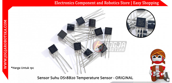 Sensor Suhu DS18B20 Temperature Sensor - ORIGINAL