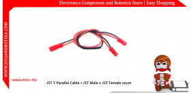 JST Y Parallel Cable 1 JST Male 2 JST Female 20cm