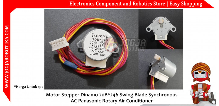Motor Stepper Dinamo 20BYJ46 Swing Blade Synchronous AC Panasonic Rotary Air Conditioner