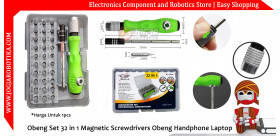 Obeng Set 32 in 1 Magnetic Screwdrivers Obeng Handphone Laptop