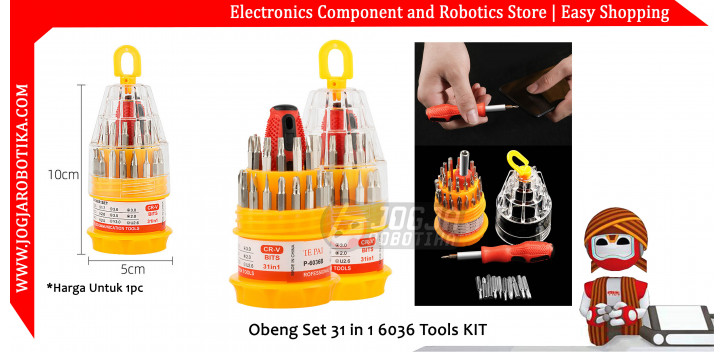 Obeng Set 31 in 1 6036 Tools KIT
