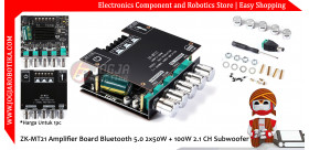 ZK-MT21 Amplifier Board Bluetooth 5.0 2x50W + 100W 2.1 CH Subwoofer