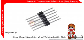 Dioda SR5100 SB5100 DO-27 5A 100V Schottky Rectifier Diode