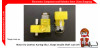 Motor DC Gearbox Kuning Siku L Shape Double Shaft 1:48 3-6V