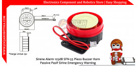 Sirene Alarm 125dB SFN-55 Piezo Buzzer Horn Passive Pasif Sirine Emergency Warning