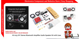 HU-055 DIY Stereo Bluetooth Amplifier Audio Speaker Kit with Case