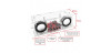HU-055 DIY Stereo Bluetooth Amplifier Audio Speaker Kit with Case