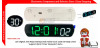 Jam Digital Jam Meja Desktop Desk Table Clock 5506 DS-6639 Green Support Alarm Timer Stopwatch Suhu