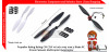 Propeller Baling Baling CW CCW 10 Inch 1045 10x4.5 Blade RC Drone Pesawat Multicopter Quadcopter