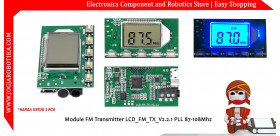 Module FM Transmitter LCD_FM_TX_V2.2.1 PLL 87-108Mhz