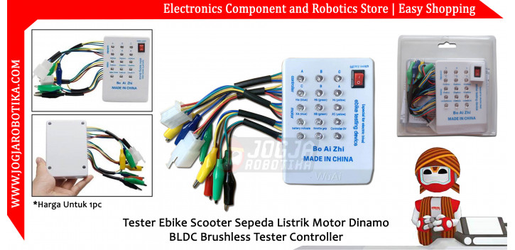 Tester Ebike Scooter Sepeda Listrik Motor Dinamo BLDC Brushless Tester Controller