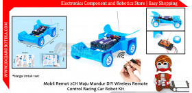 Mobil Remot 2CH Maju Mundur DIY Wireless Remote Control Racing Car Robot Kit