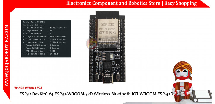 ESP32 DevKitC V4 ESP32-WROOM-32D Wireless Bluetooth IOT WROOM ESP-32D