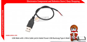 USB Male with 4 Wire Cable 30Cm