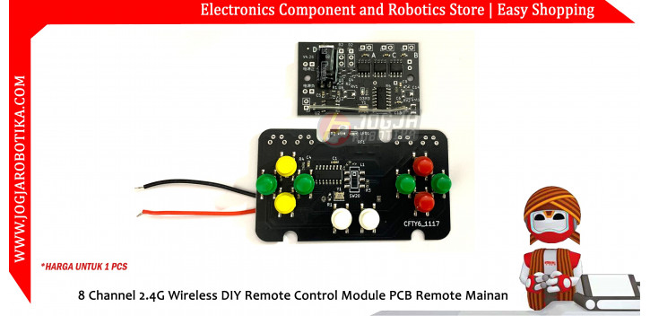 8 Channel 2.4G Wireless DIY Remote Control Module PCB Remote Mainan