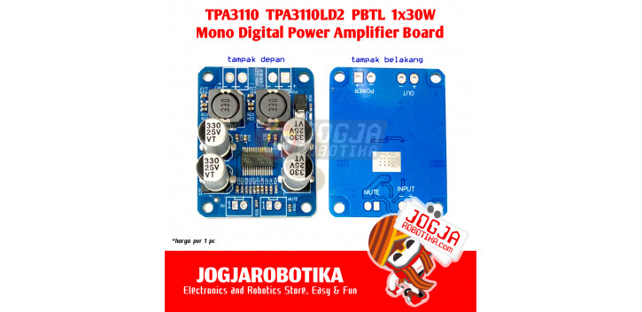 TPA3118 PBTL Mono Digital Power Amplifier Board 1X60W
