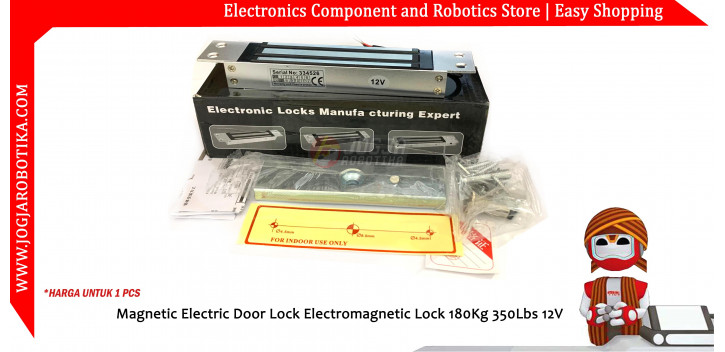 Magnetic Electric Door Lock Electromagnetic Lock 180Kg 350Lbs 12V