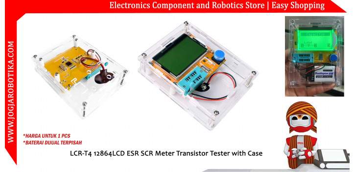 LCR-T4 12864LCD ESR SCR Meter Transistor Tester