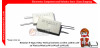 Resistor R Kapur RX27 Vertical Cement 22 Ohm 22Ohm 22R 20 Watt 20Watt 20W 20W22R 20W22RJ