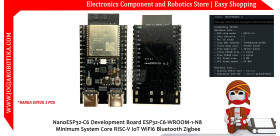 NanoESP32-C6 Development Board ESP32-C6-WROOM-1-N8 Minimum System Core RISC-V IoT WiFi6 Bluetooth Zigbee