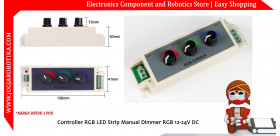 Controller RGB LED Strip Manual Dimmer RGB 12-24V DC