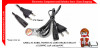 KABEL AC KABEL POWER AC CORD ANGKA 8 BULAT 2 LUBANG 2.5A 220/250VAC