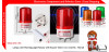 Lampu LED Warning Light Rotary with Buzzer Sirine BEM-1101J 220VAC - Merah