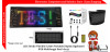 LED Strobo Flexible Screen Portable Display Signboard RGB Multifungsi Kecil 16x32