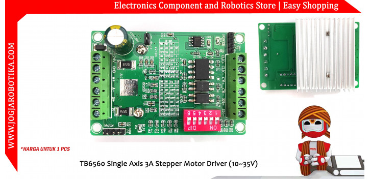 TB6560 Single Axis 3A Stepper Motor Driver (10~35V)