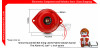 Sirene Round Bell Bel Kring Listrik Pabrik Sekolah Kantor Fire Alarm AC 220V - 2 Inch 55mm