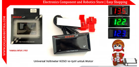Universal Voltmeter KOSO 10-150V untuk Motor
