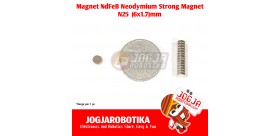 MAGNET N25 BULAT (6X1.7)MM - NDFEB NEODYMIUM STRONG MAGNET