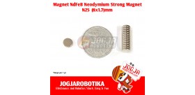 MAGNET N25 BULAT (8X1.7)MM - NDFEB NEODYMIUM STRONG MAGNET