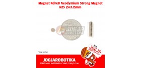 MAGNET N25 BULAT (5X1.7)MM - NDFEB NEODYMIUM STRONG MAGNET
