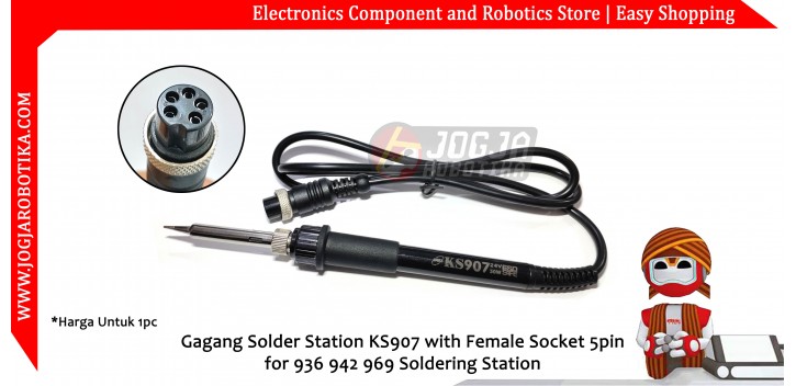 Gagang Solder Station KS907 with Female Socket 5pin for 936 942 969 Soldering Station